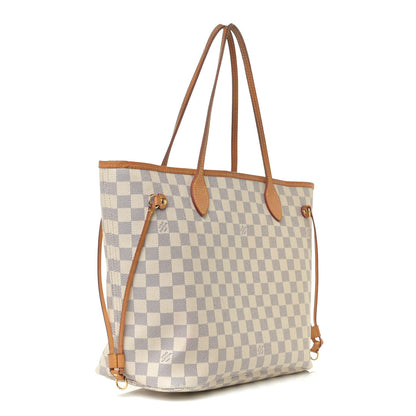 Louis Vuitton Damier Azur Neo Neverfull MM Rose Ballerine 4 of 20