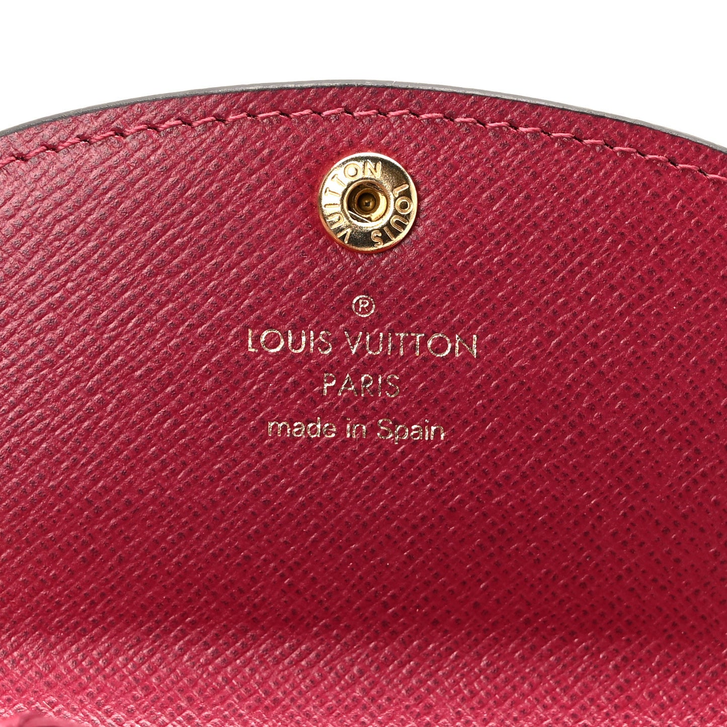 Monogram Rosalie Coin Purse Fuchsia