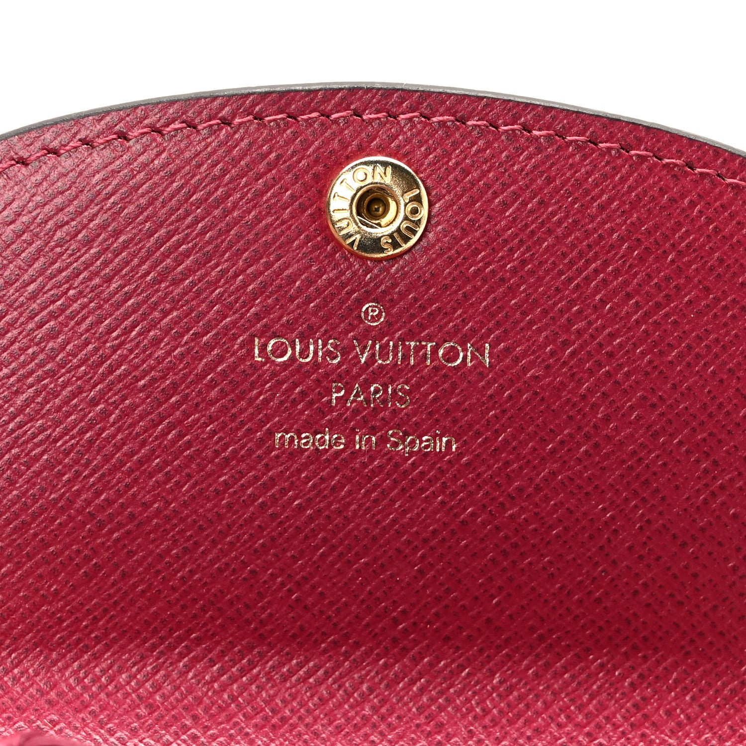 Louis Vuitton Monogram Rosalie Coin Purse Fuchsia 6 of 7