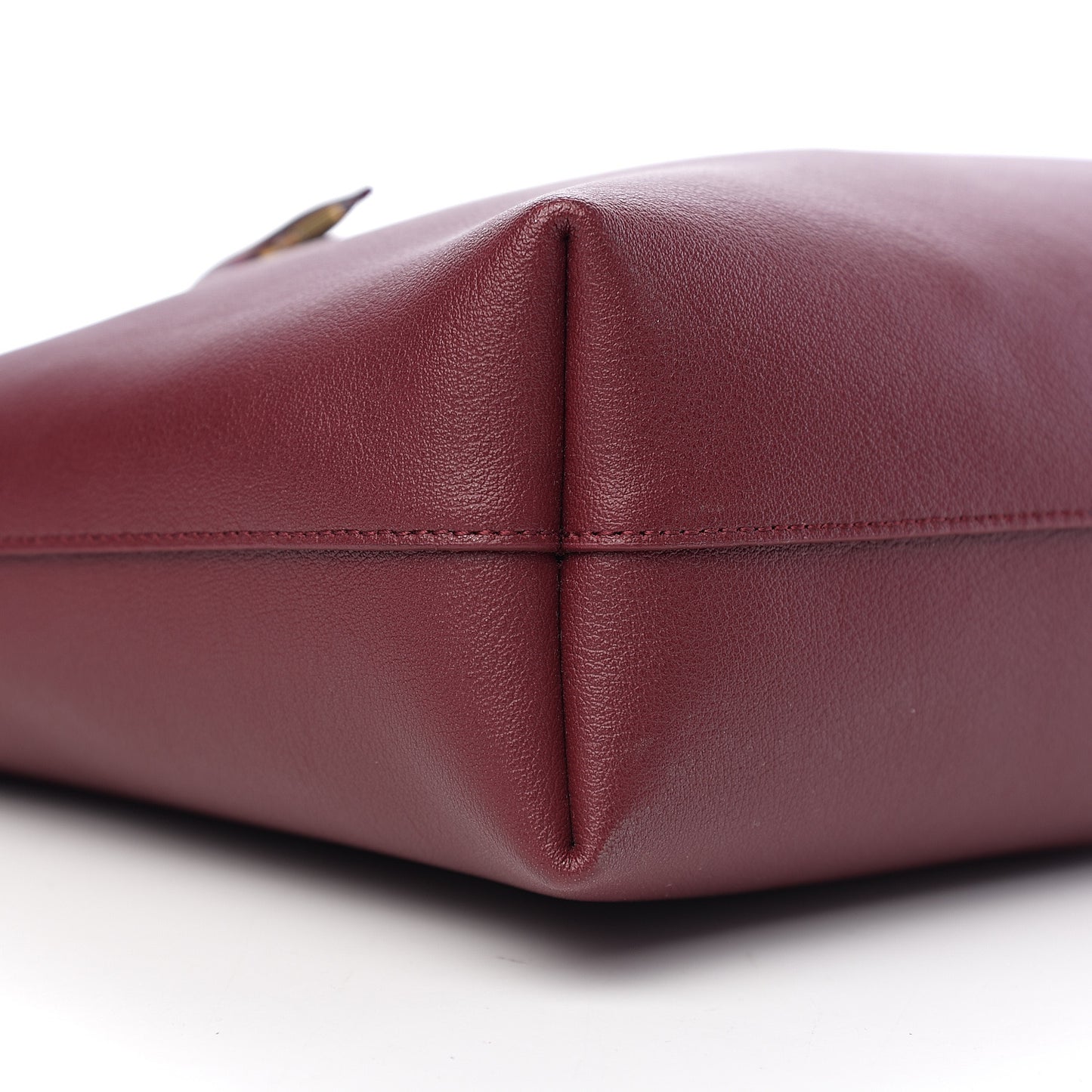 Calfskin Medium Shopping Tote Palissandre