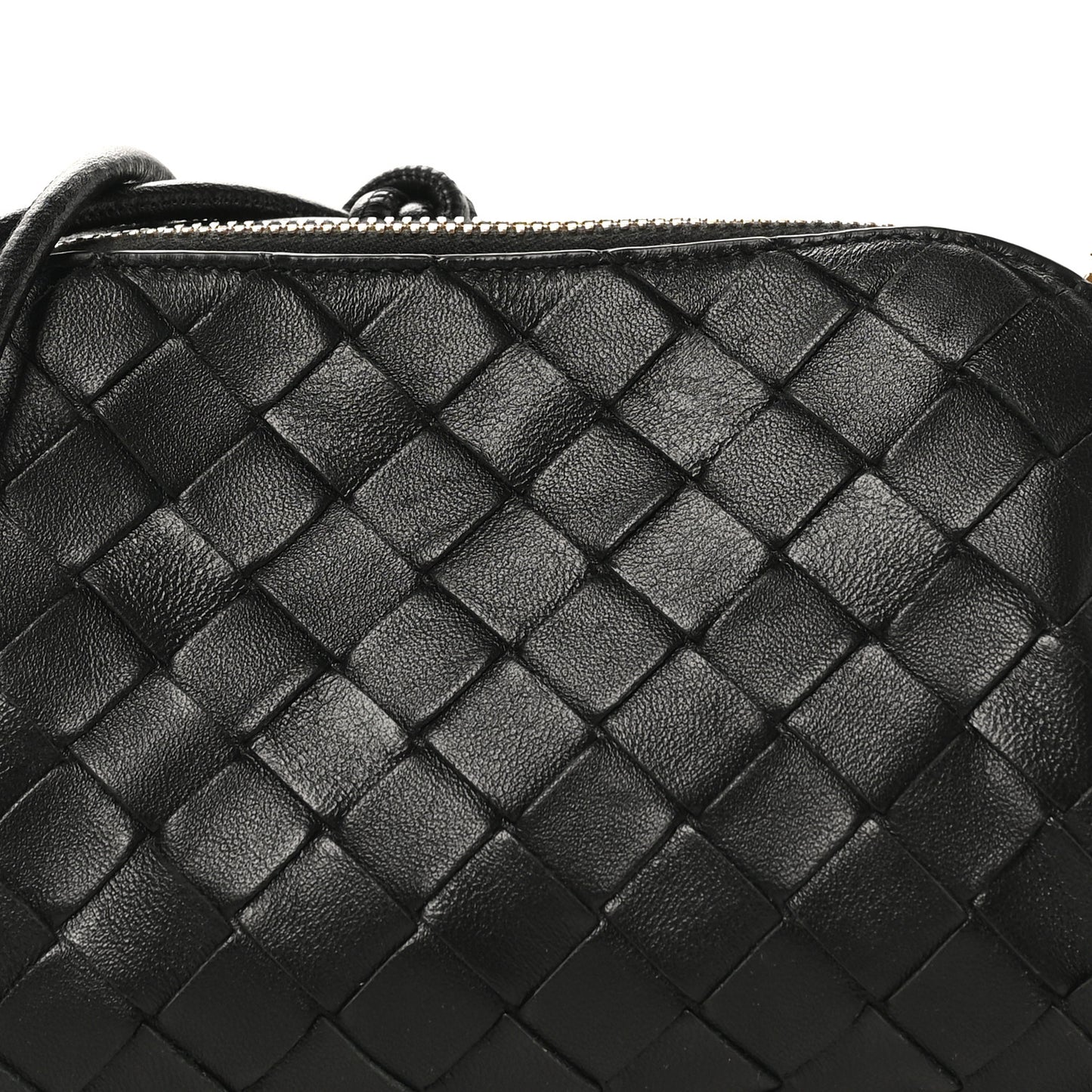 Nappa Intrecciato Concert Pouch Black