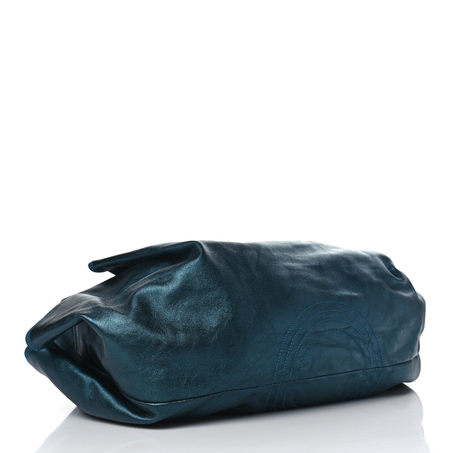 Loewe Metallic Nappa Aire Shoulder Bag Blue 3 of 8