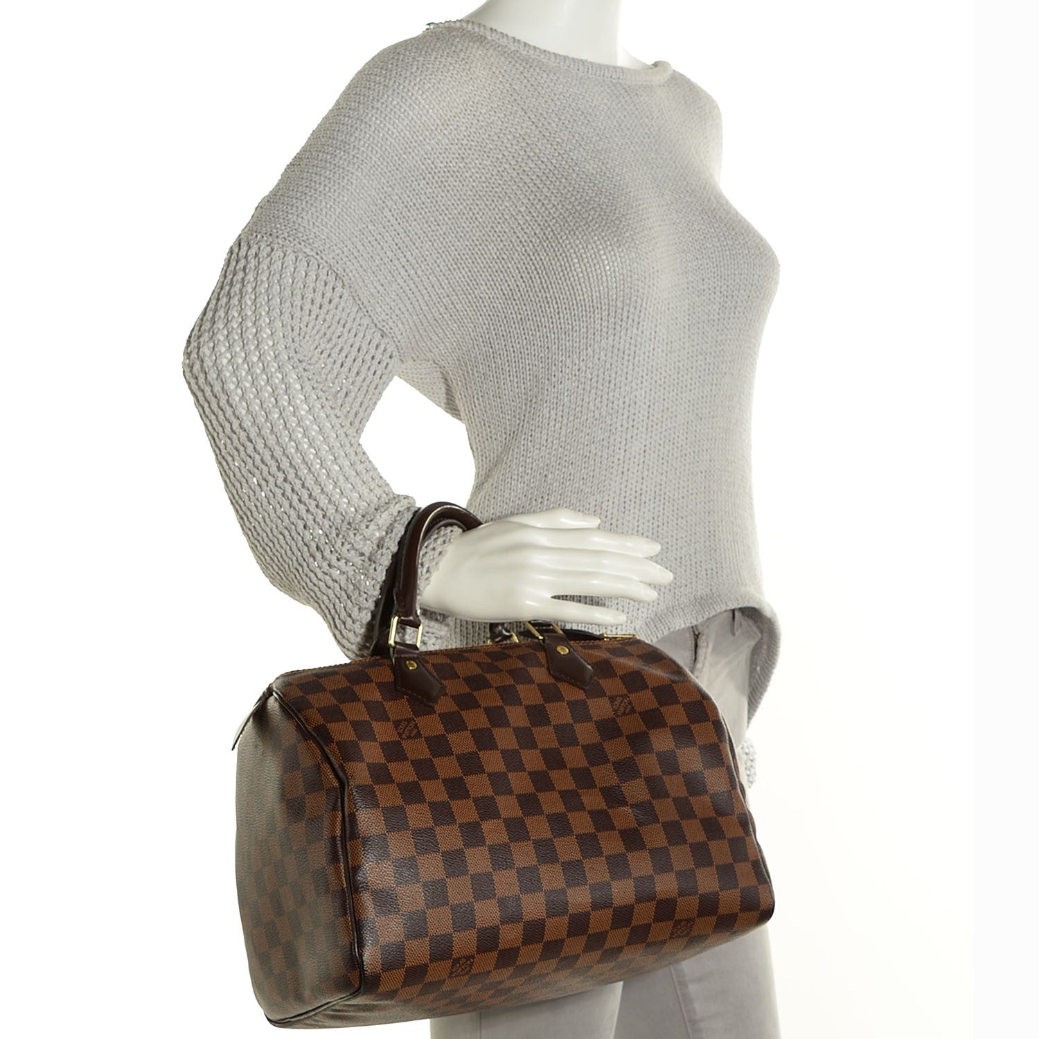 Louis Vuitton Damier Ebene Speedy 30 2 of 7