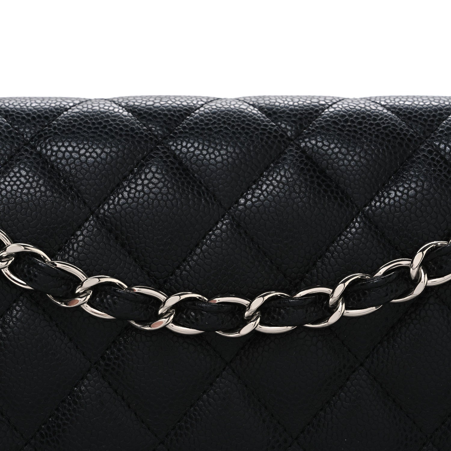 Chanel Caviar Quilted Jumbo Double Flap Black 8 of 10