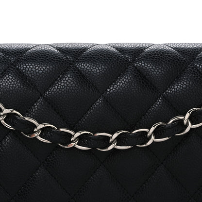 Chanel Caviar Quilted Jumbo Double Flap Black 8 of 10