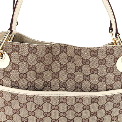Gucci Monogram Medium Eclipse Shoulder Bag Off White 8 of 10