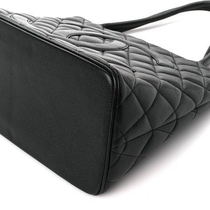 Chanel Caviar Quilted Medallion Tote Black 10 of 10