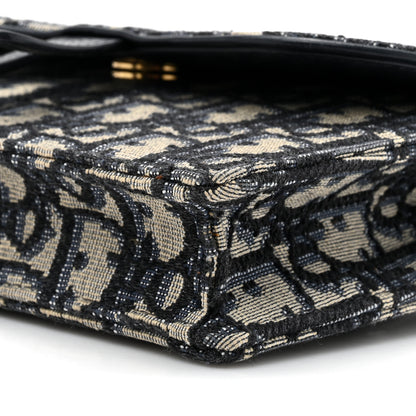 Christian Dior Oblique Saddle Belt Bag Blue 9 of 13