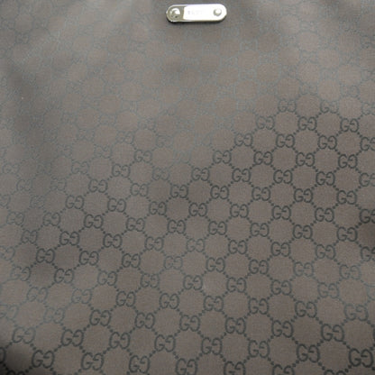 Gucci Nylon Monogram Flat Messenger Bag Brown 9 of 9
