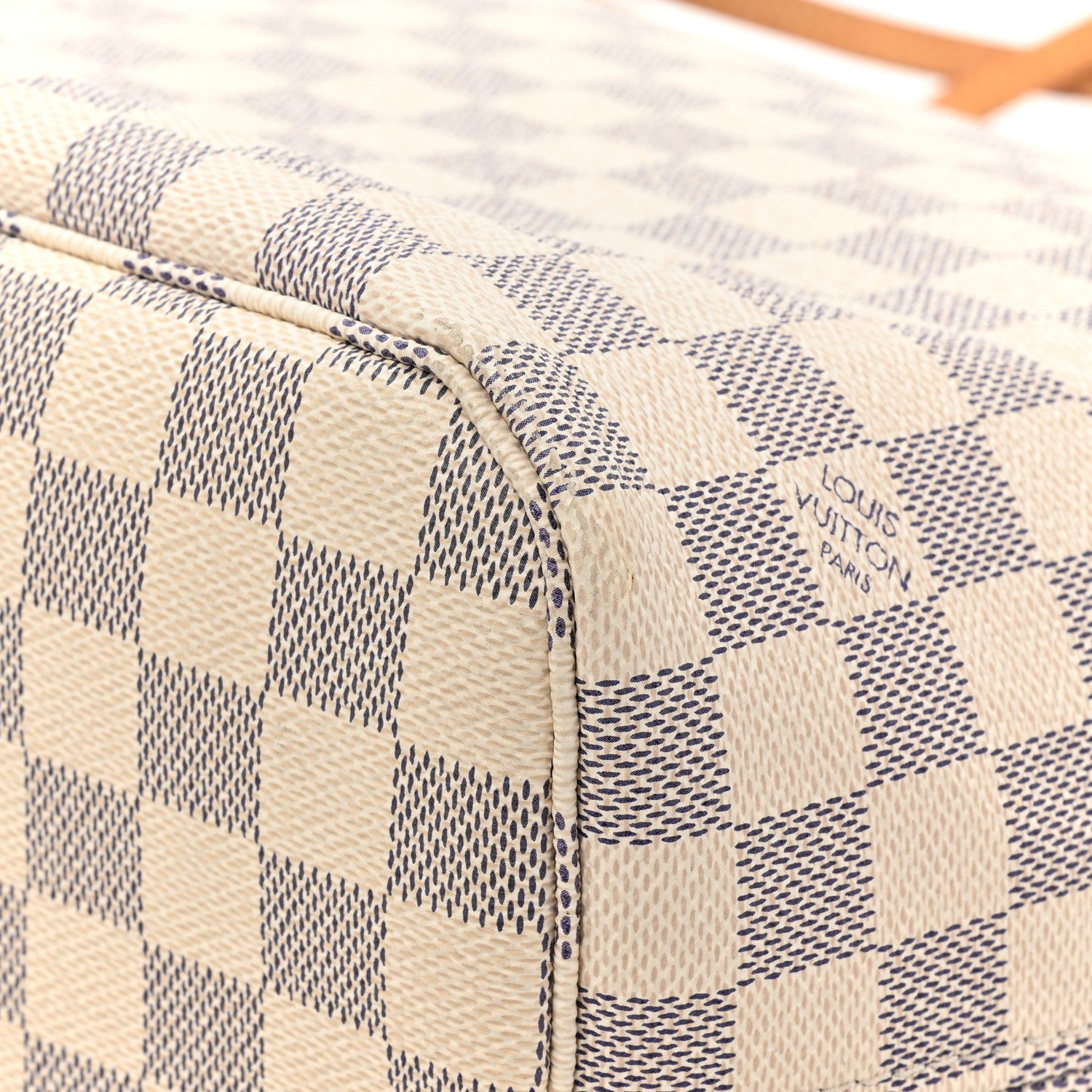 Louis Vuitton Damier Azur Neo Neverfull MM Rose Ballerine 14 of 20