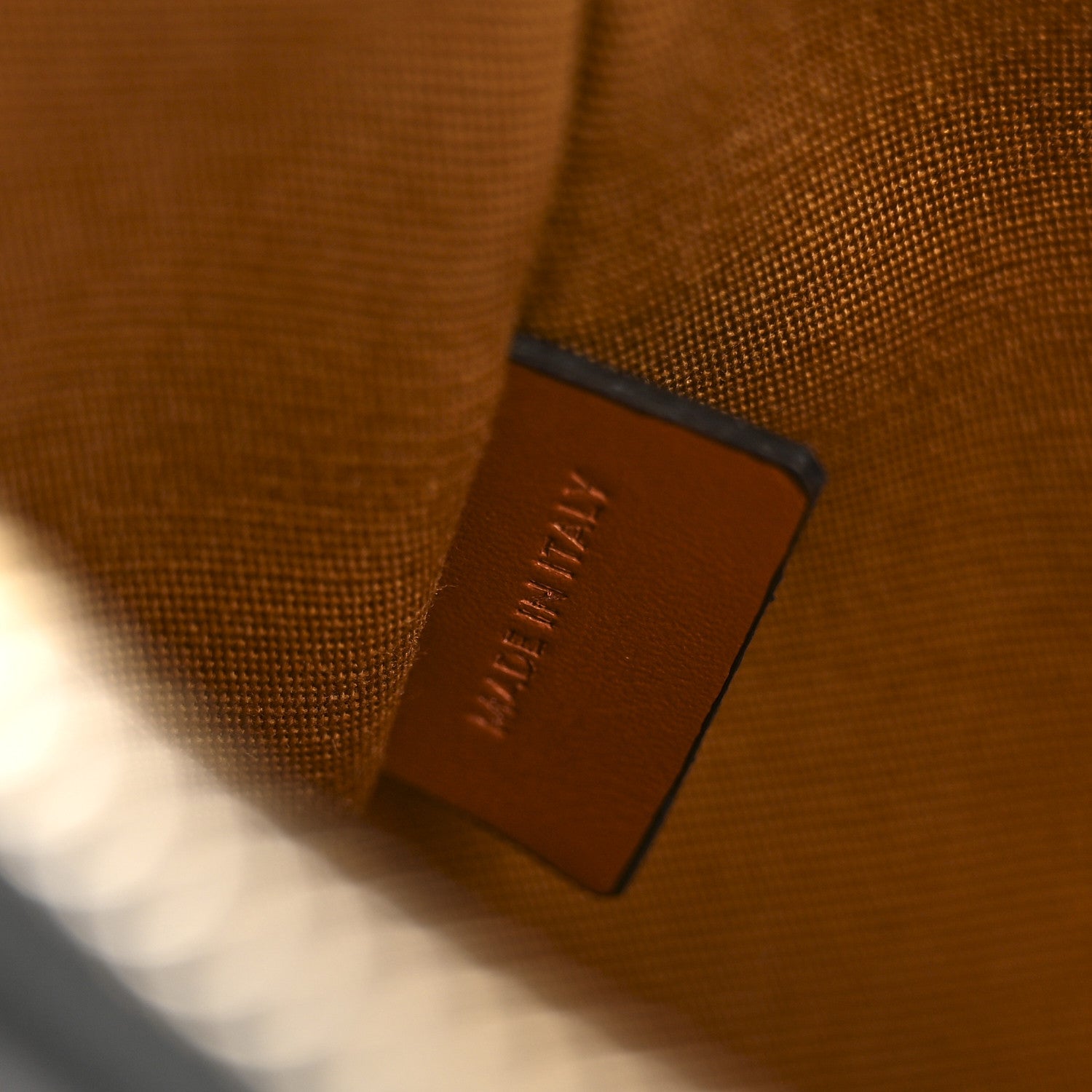 Celine Triomphe Canvas Calfskin Ava Shoulder Bag Tan 7 of 15