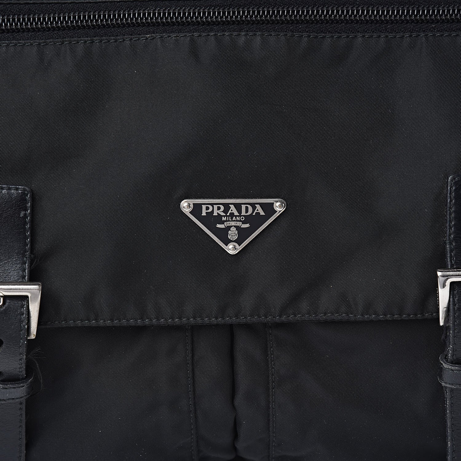 Prada Nylon Vela Messenger Bag Black 14 of 14