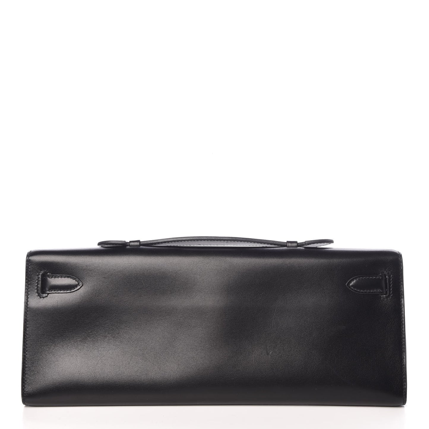 Box Kelly Cut Clutch Black