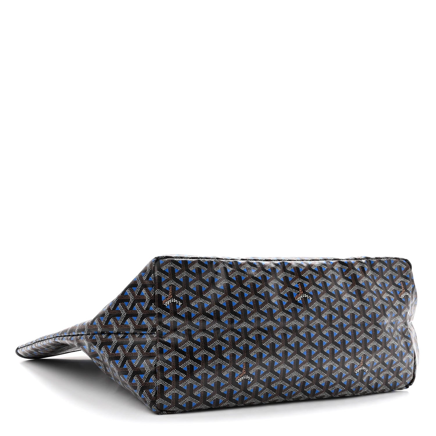 Goyard Goyardine Saint Louis Claire Voie GM Black Sky Blue 5 of 12