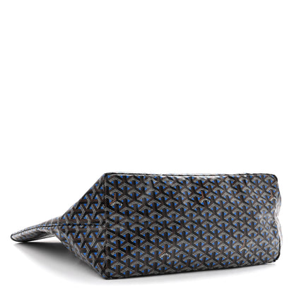 Goyard Goyardine Saint Louis Claire Voie GM Black Sky Blue 5 of 12