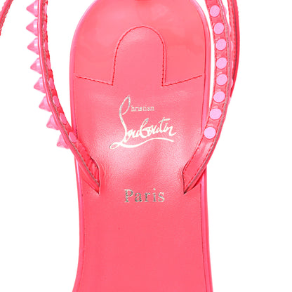 Christian Louboutin Kid Laminato So Me 100 Sandals 40.5 Pink 7 of 7