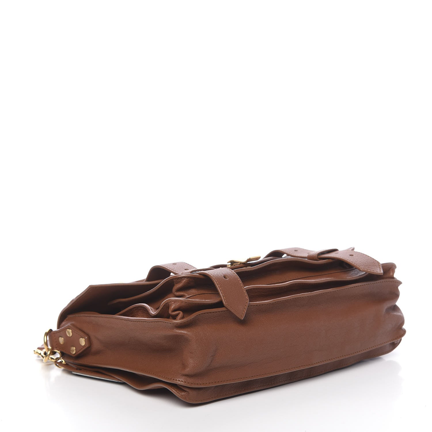 Proenza Schouler Lambskin Medium PS1 Satchel Saddle 4 of 11