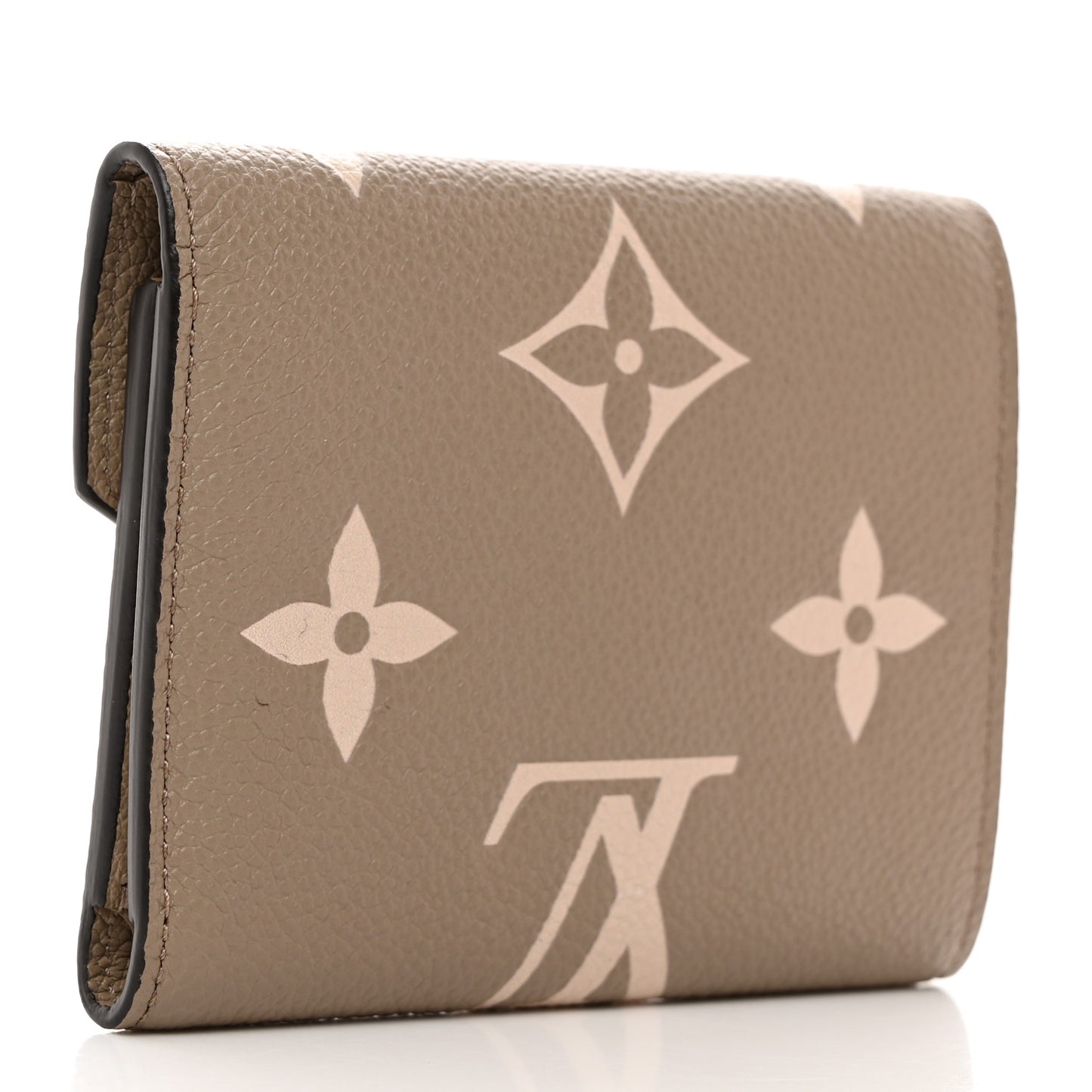 LOUIS VUITTON Empreinte Monogram Giant Victorine Wallet Tourterelle Creme
