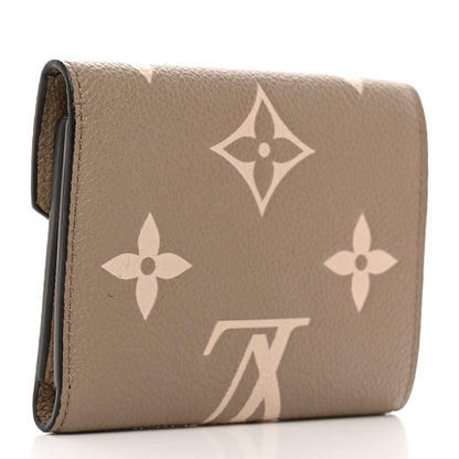 Louis Vuitton LOUIS VUITTON Empreinte Monogram Giant Victorine Wallet Tourterelle Creme 3 of 6