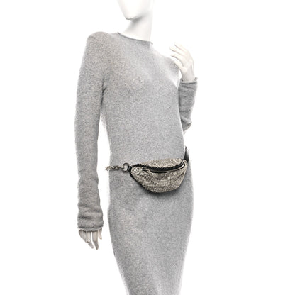 Alexander Wang Rhinestone Mesh Mini Attica Belt Bag Black 2 of 9