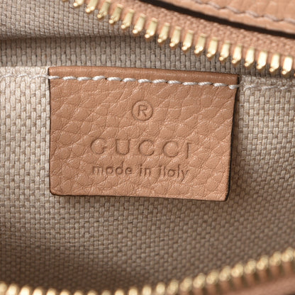 Gucci Pebbled Calfskin Small Soho Disco Bag Camelia 6 of 7