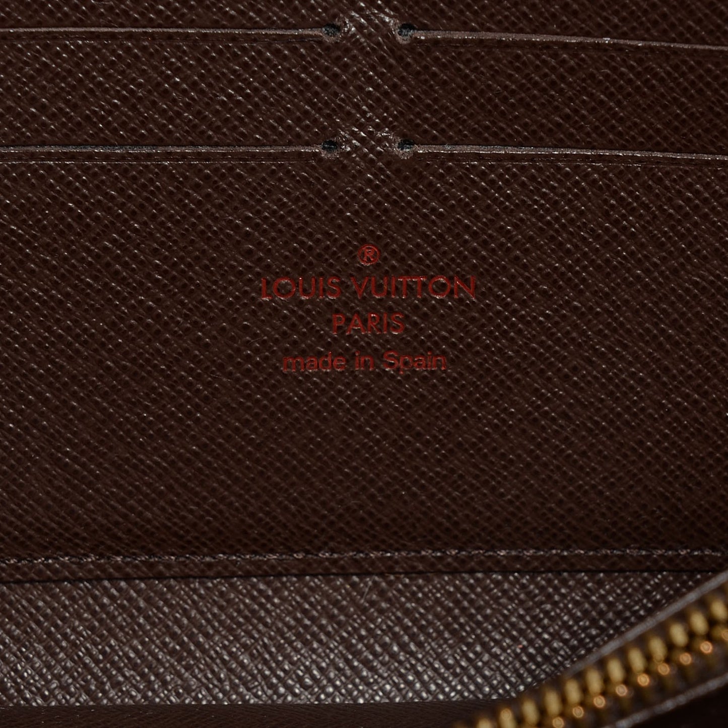 Damier Ebene Zippy Wallet