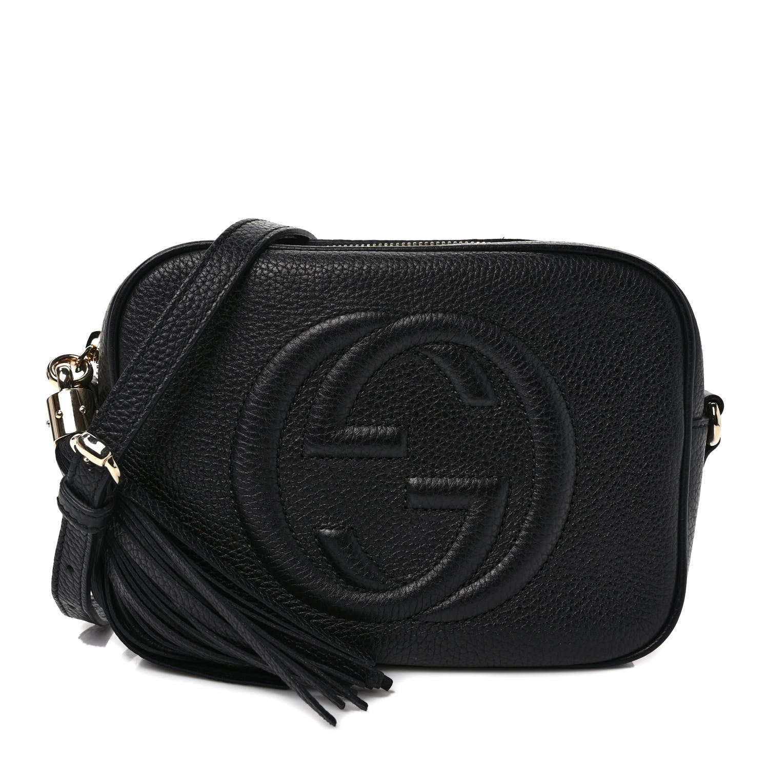 Gucci Pebbled Calfskin Small Soho Disco Bag Black 1 of 9