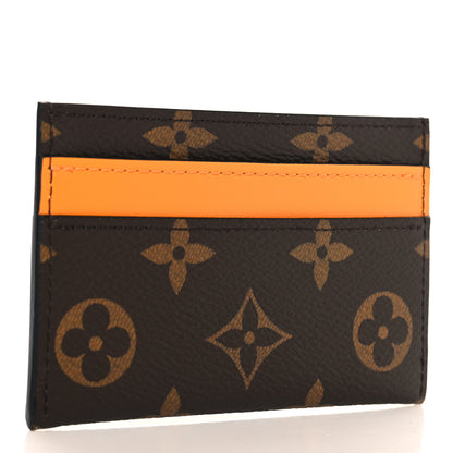 Louis Vuitton Monogram Macassar Double Card Holder Safran Yellow 3 of 7