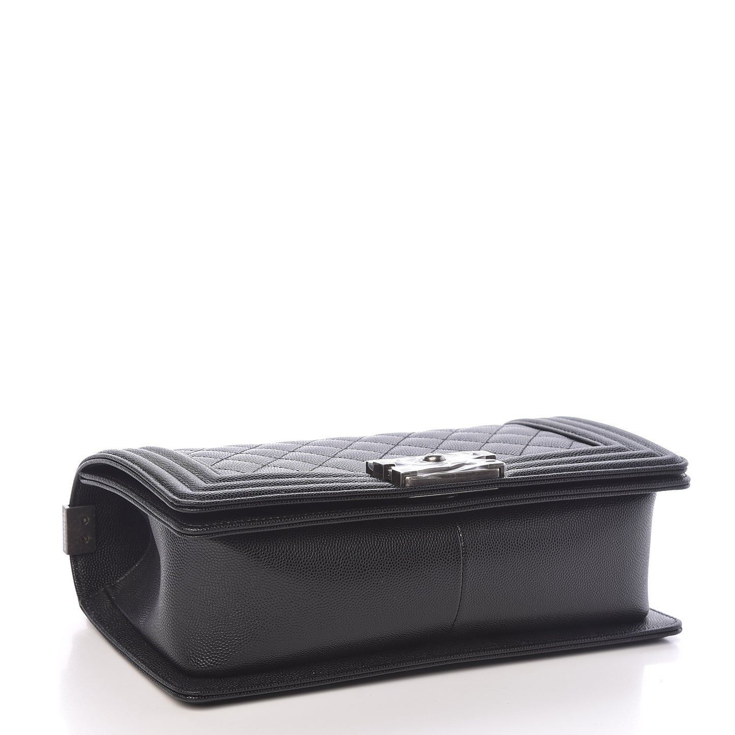 Caviar Quilted Medium Boy Flap Black