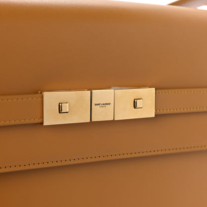 Saint Laurent Smooth Calfskin Manhattan Baguette Cheddar 7 of 9