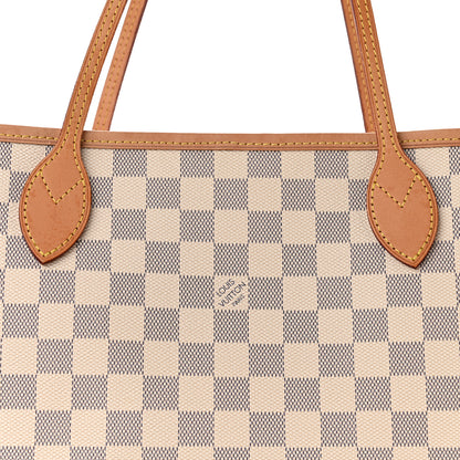 Louis Vuitton Damier Azur Neo Neverfull MM Rose Ballerine 9 of 11