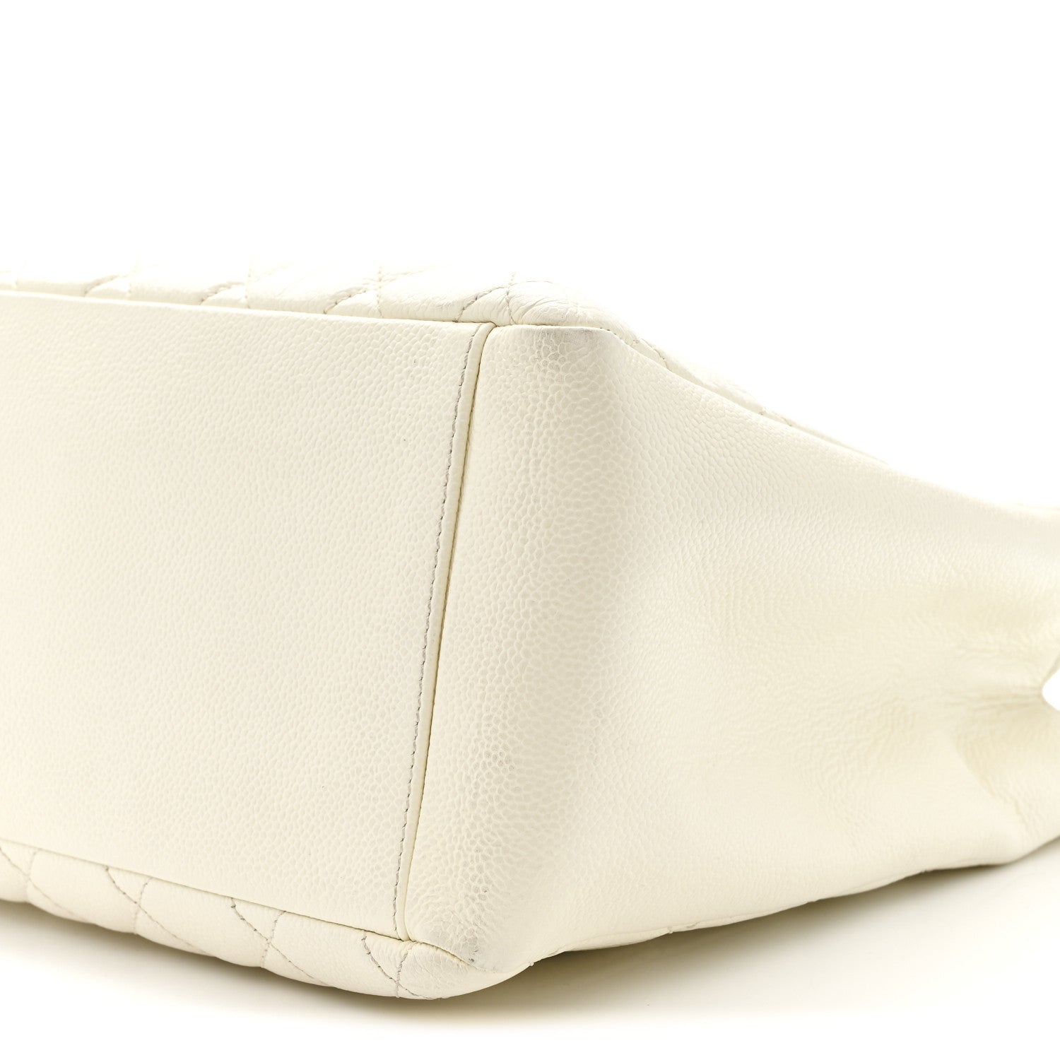 Chanel Caviar Quilted Grand Shopping Tote GST White 11 of 22