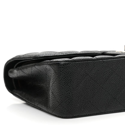 Chanel Caviar Quilted Medium Double Flap Black 9 of 9