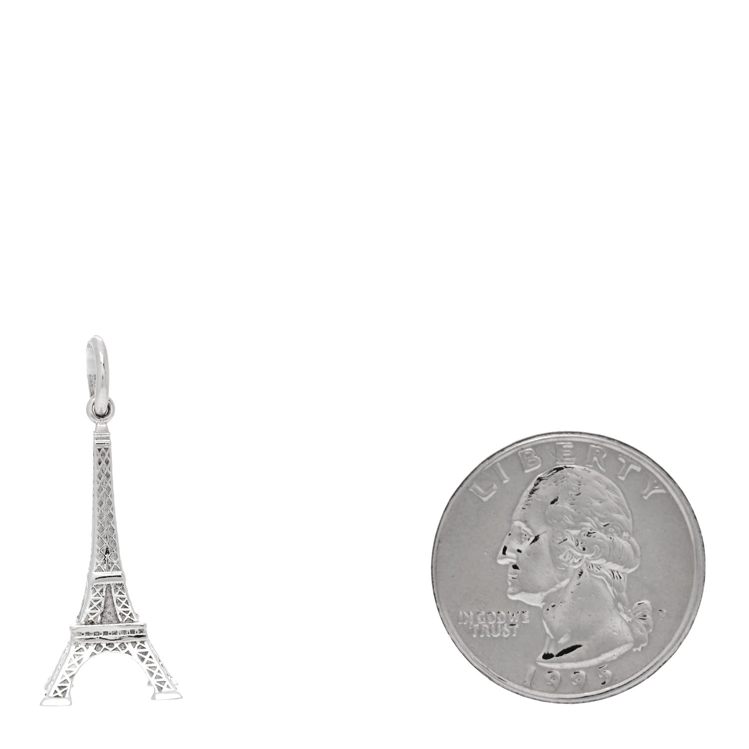 Tiffany Sterling Silver Eiffel Tower Charm 2 of 4
