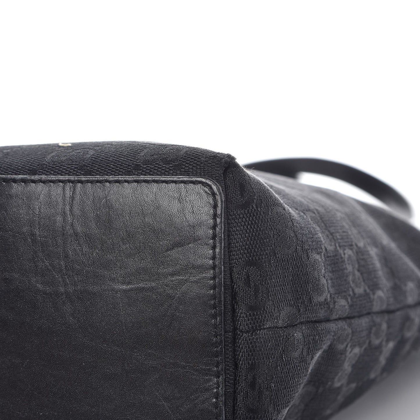 Monogram Small Bucket Tote Black