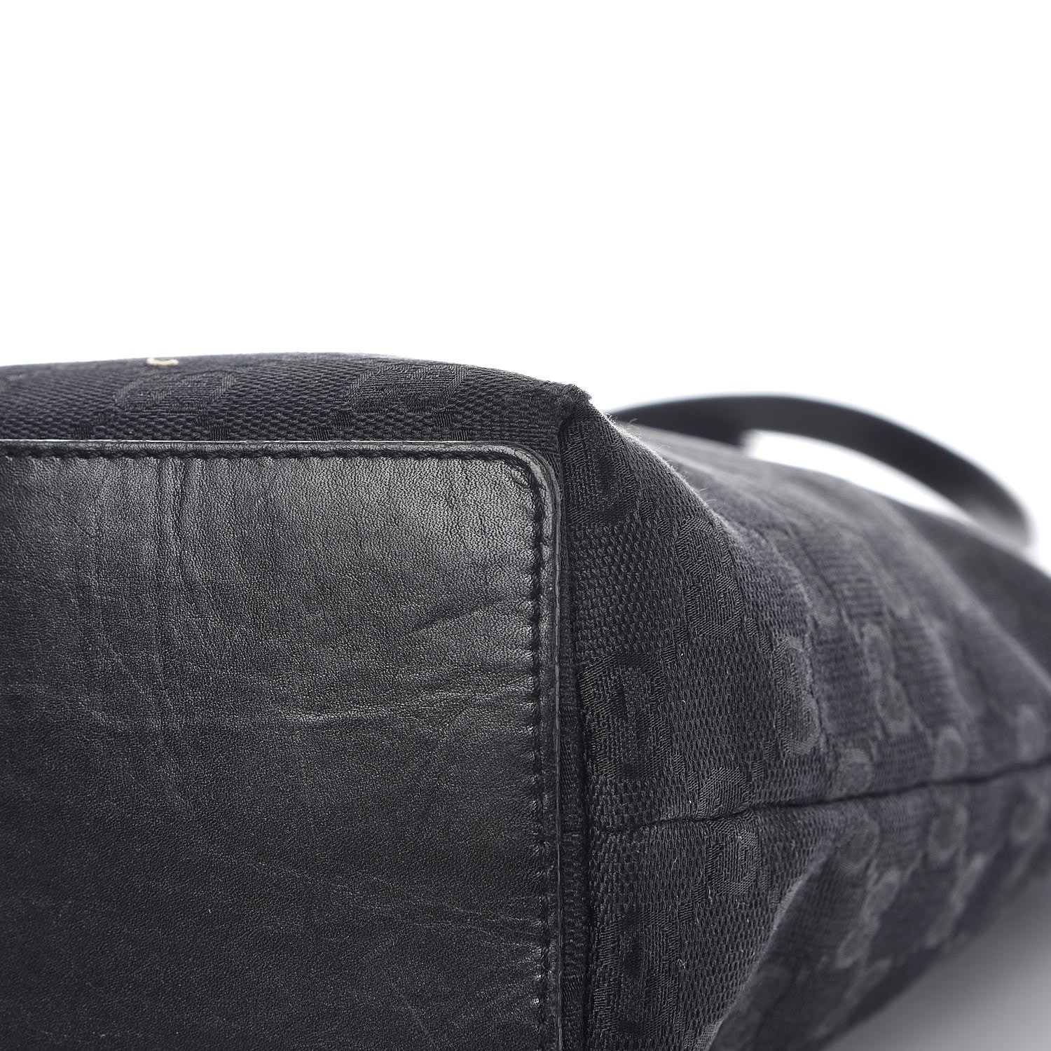 Gucci Monogram Small Bucket Tote Black 11 of 12
