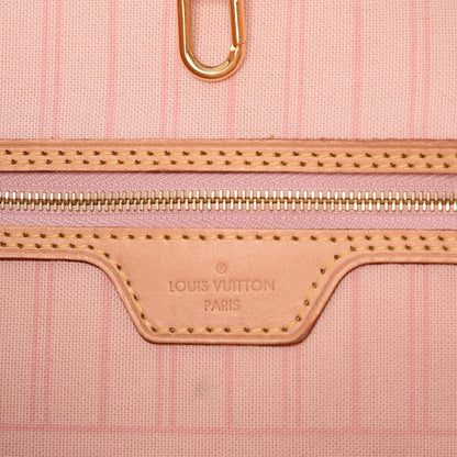 Louis Vuitton Damier Azur Neo Neverfull GM Rose Ballerine 8 of 22
