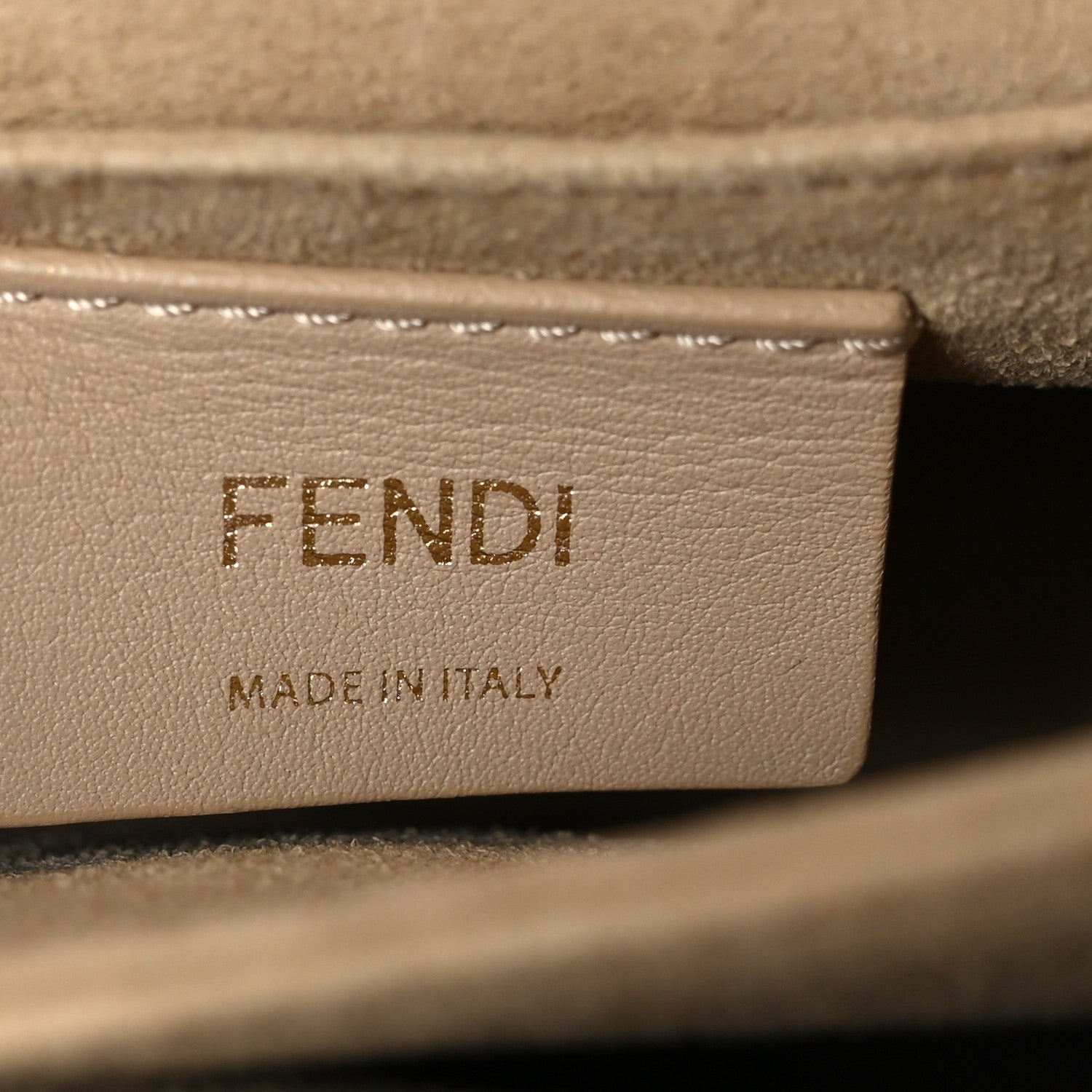 Fendi Vitello Liberty FF 1974 Embossed Small Kan I Shoulder Bag Fragola 6 of 9
