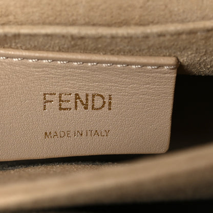 Fendi Vitello Liberty FF 1974 Embossed Small Kan I Shoulder Bag Fragola 6 of 9