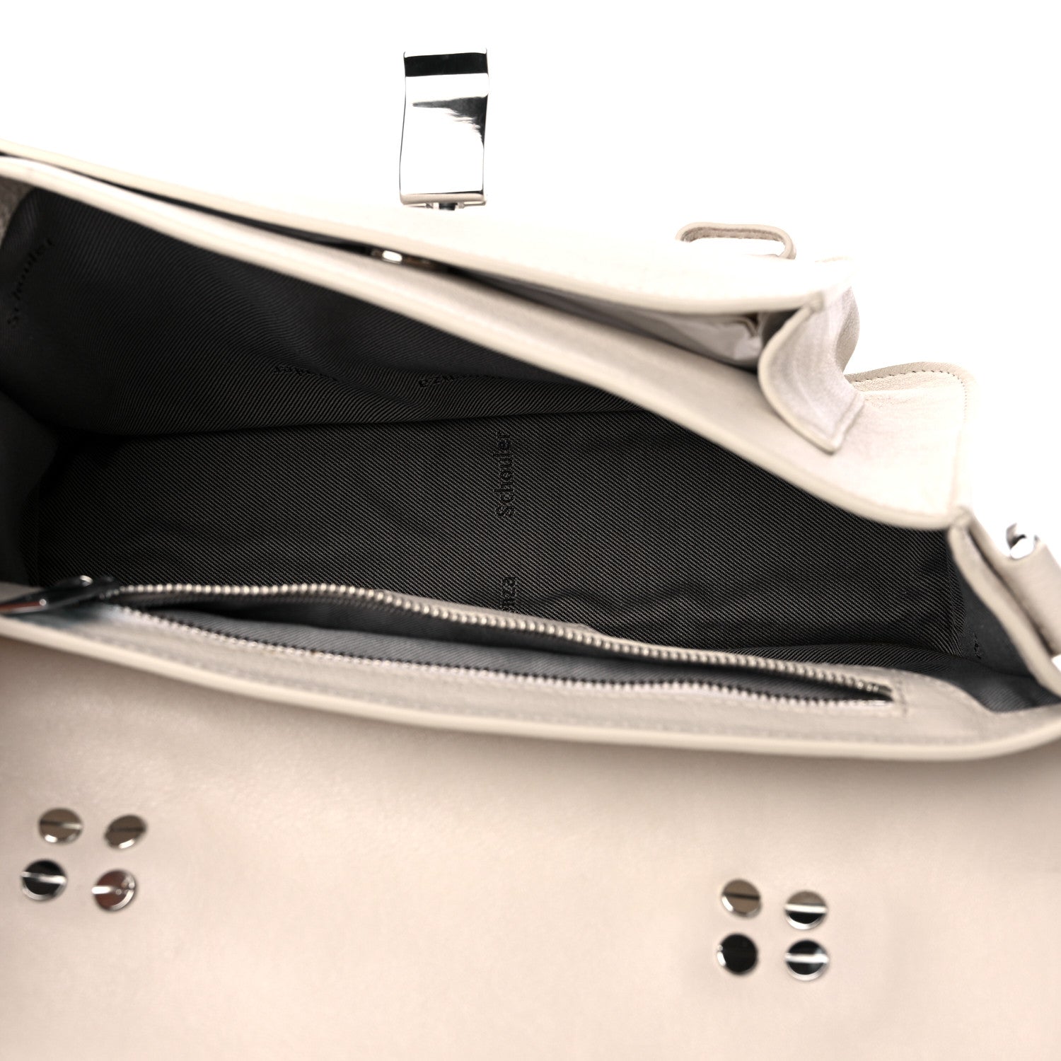 Proenza Schouler Lambskin Tiny PS1 Satchel White 5 of 11