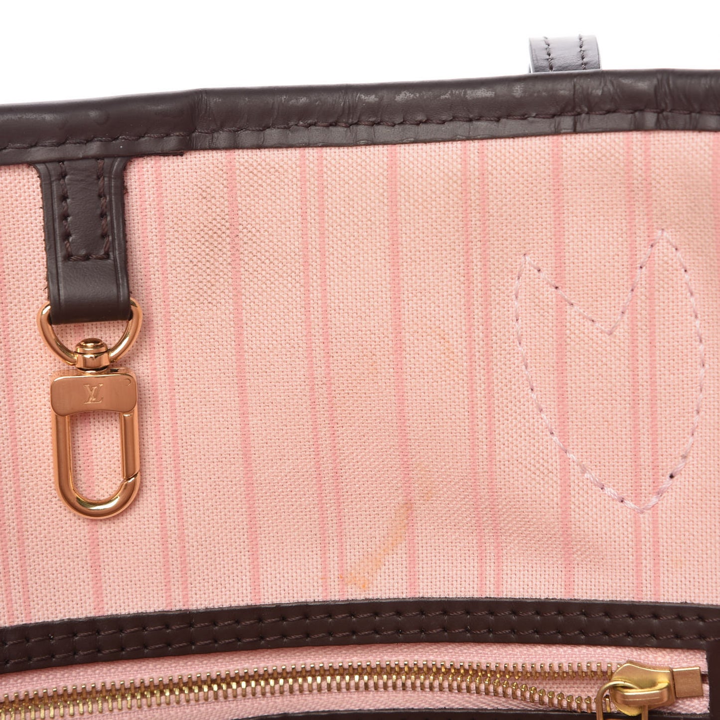 Damier Ebene Neo Neverfull MM Rose Ballerine