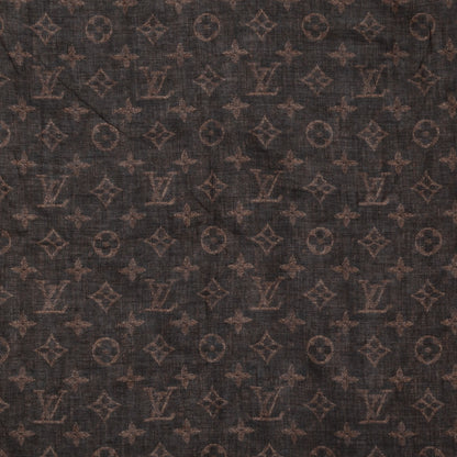 Louis Vuitton Cotton Denim Monogram Scarf Ebene 1 of 5