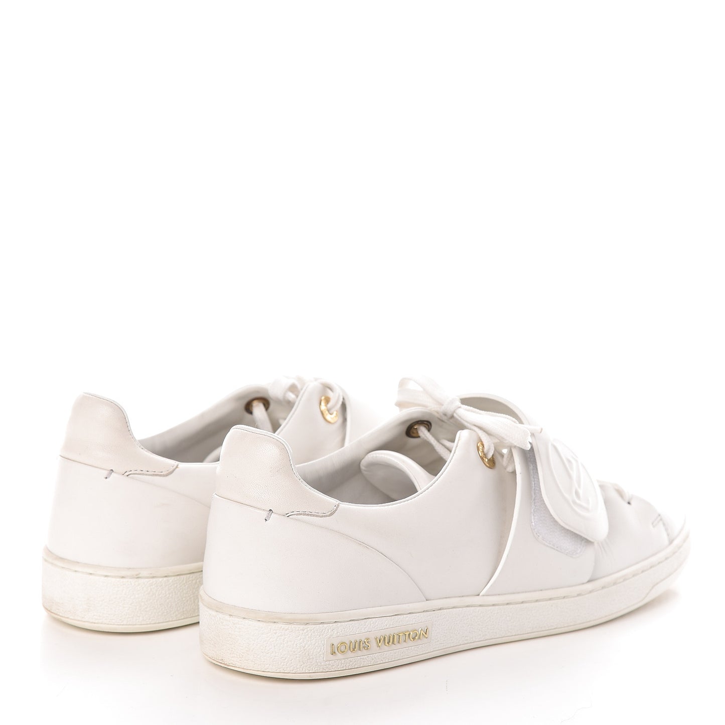 Calfskin Frontrow Sneakers 39 White