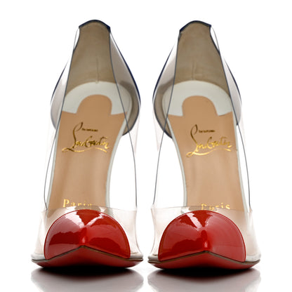 Christian Louboutin Patent PVC Debout 100 Pumps 36.5 Version Corazon 2 of 10