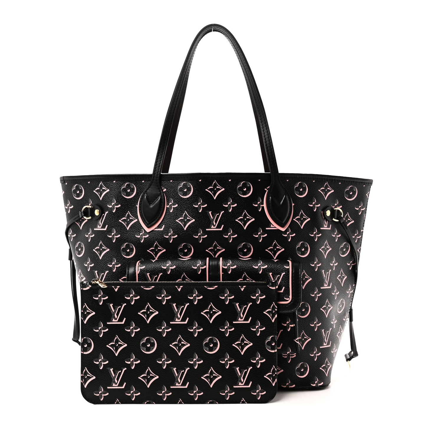 Monogram Fall For You Neverfull MM Black Black