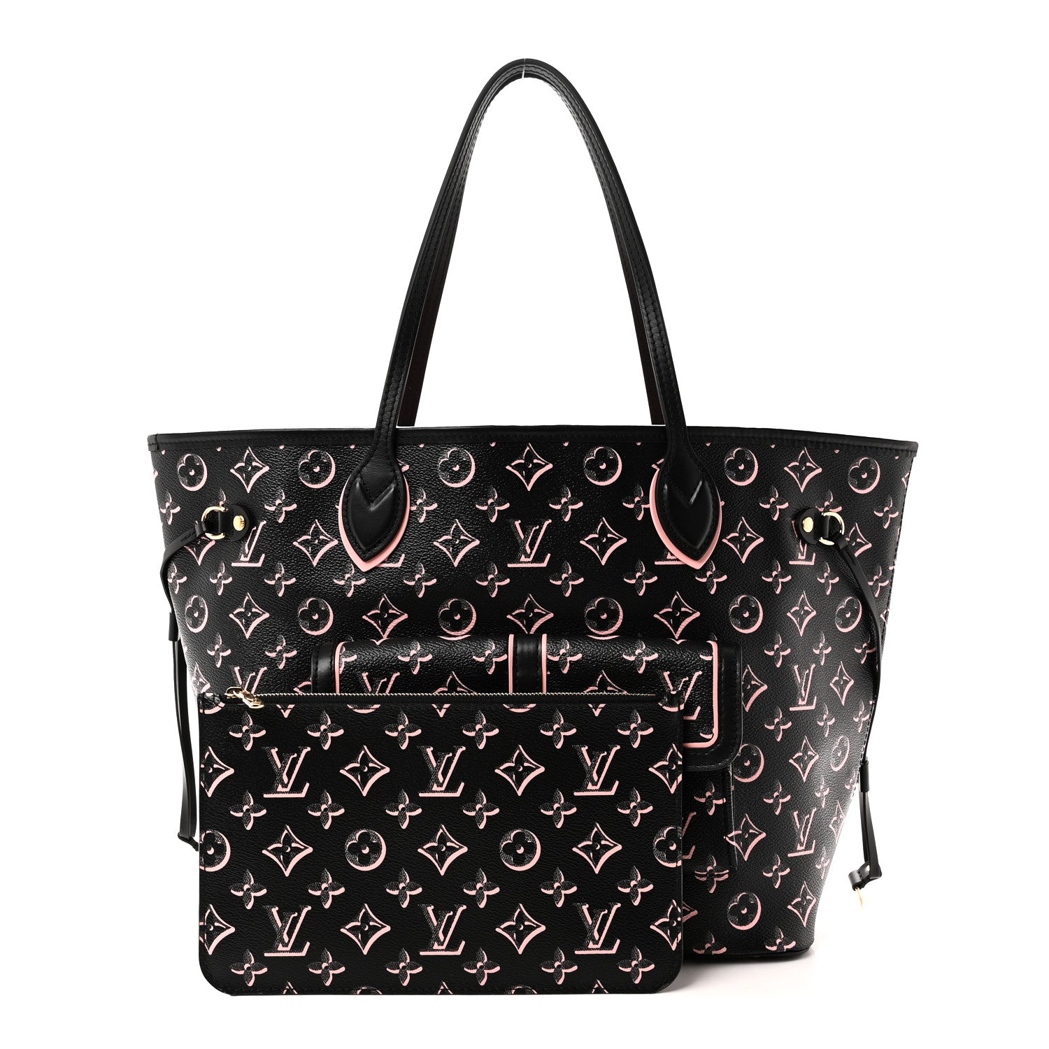 Louis Vuitton Monogram Fall For You Neverfull MM Black Black 1 of 9