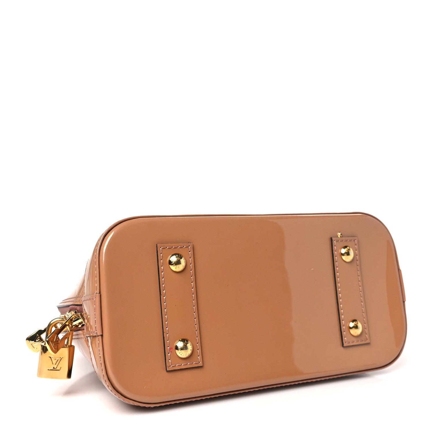 Louis Vuitton Vernis Alma BB Rose Velours 4 of 9