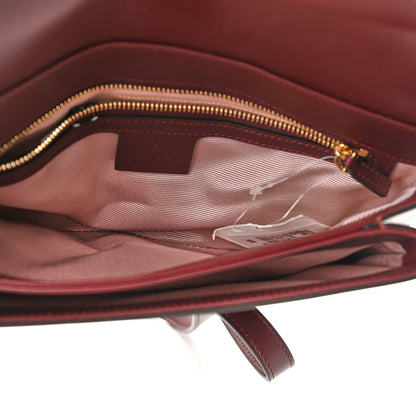 Gucci Vitello Palmellato Lux Small Arli Flap Shoulder Bag Vintage Bordeaux 5 of 12