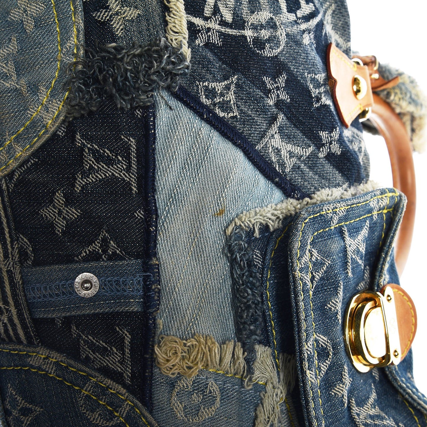 Denim Patchwork Speedy 30 Blue