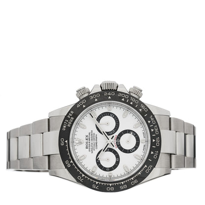Rolex Stainless Steel 40mm Oyster Perpetual Cosmograph Daytona Panda Watch White 116500LN 2 of 4